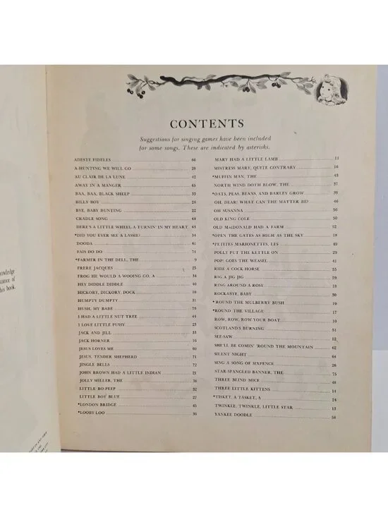 The Golden Song Book 1945 60 Favorite Singing Games Hardcover Illustrated Music - Picture 7 of 16